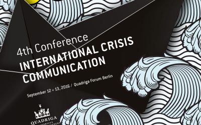 Rob Shimmin moderates Quadriga University’s 4th International Crisis Communication Conference, Berlin 12-13 September 2017